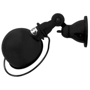 Jieldé Loft D1000R vägglampa med strömbrytare, mattsvart