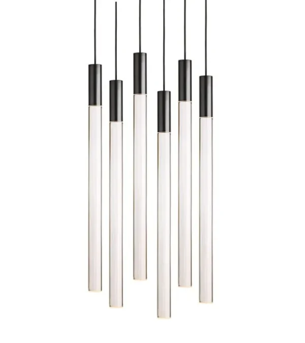 Karakter Plexi pendellampa, 90 cm, svart