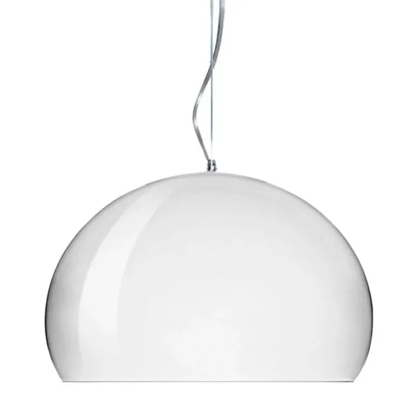 Kartell FL/Y pendellampa, liten, vit
