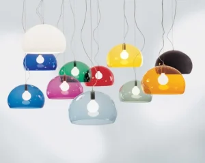 Kartell FL/Y pendellampa, salviagrön