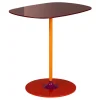 Kartell Thierry sidobord, 33 x 50 cm, vinröd