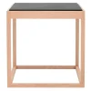 Klassik Studio Cube bord, såpad ek - grå marmor