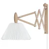 Le Klint Sax 223-2/17 vägglampa, ljus ek