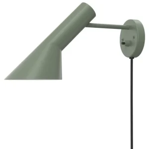 Louis Poulsen AJ vägglampa V3, blekt petroleumfärgad