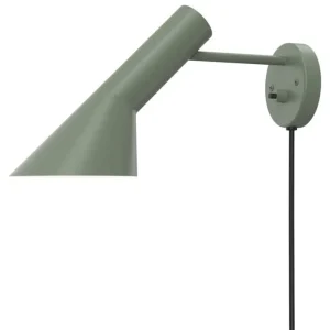Louis Poulsen AJ vägglampa V3, blekt petroleumfärgad