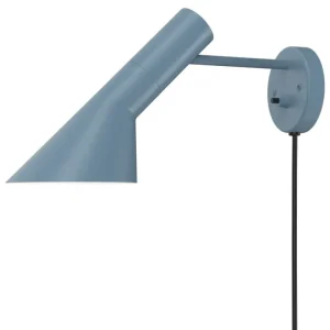 Louis Poulsen AJ vägglampa, mattblå