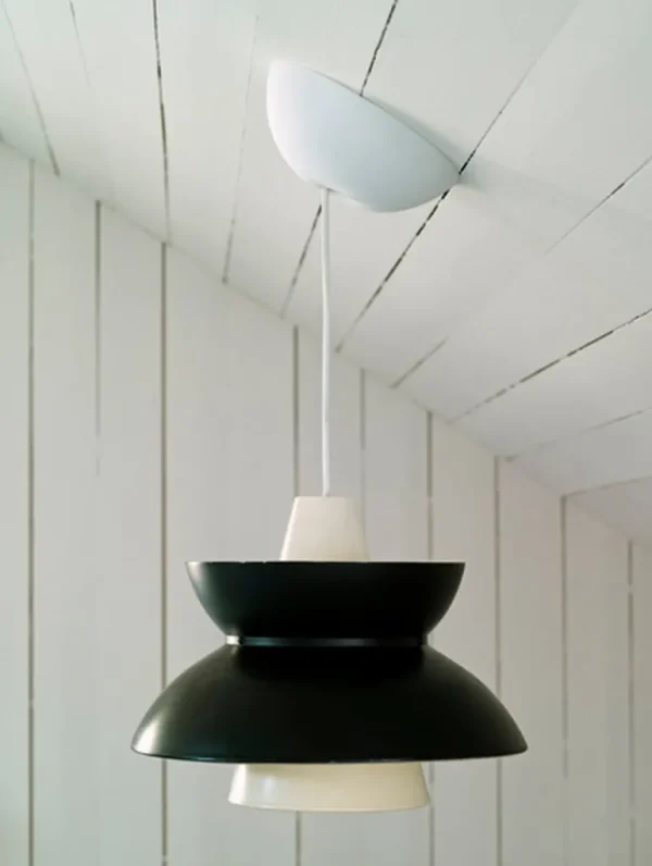 Louis Poulsen Doo-Wop pendellampa, mörkgrå