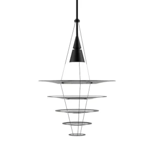 Louis Poulsen Enigma 545 pendellampa, svart