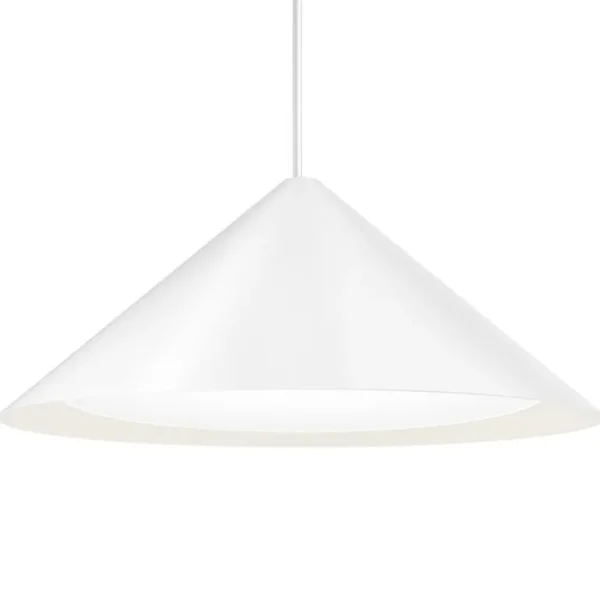 Louis Poulsen Keglen 650 pendellampa, vit
