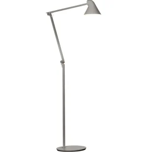 Louis Poulsen NJP golvlampa, ljusgrå