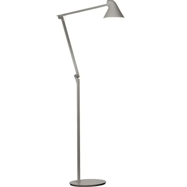 Louis Poulsen NJP golvlampa, ljusgrå