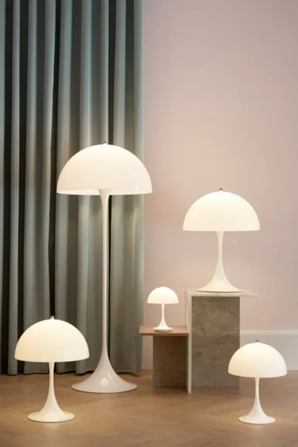 Louis Poulsen Panthella golvlampa, V2, opal