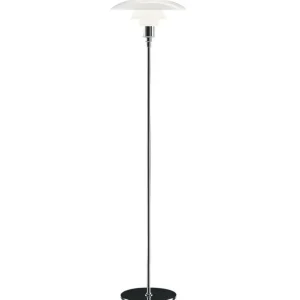 Louis Poulsen PH 3½ –2½ golvlampa, förkromad