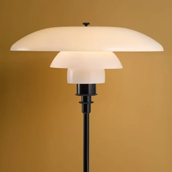 Louis Poulsen PH 3½–2½ golvlampa, metalliserad svart