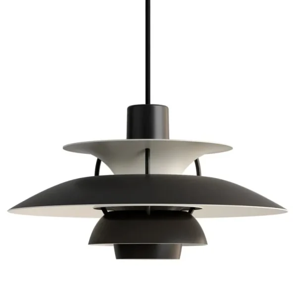 Louis Poulsen PH 5 Mini Monochrome pendellampa, svart