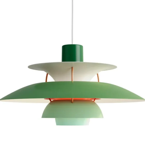 Louis Poulsen PH 5 pendellampa, grön