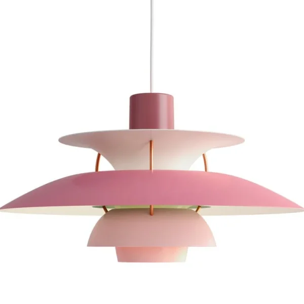 Louis Poulsen PH 5 pendellampa, rosa