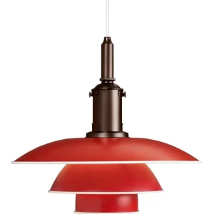 Louis Poulsen PH 3½–3 pendellampa, röd