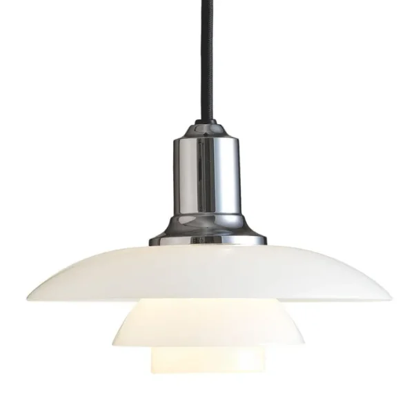 Louis Poulsen PH 2/1 pendellampa, förkromad