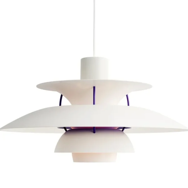 Louis Poulsen PH 5 pendellampa, klassisk vit