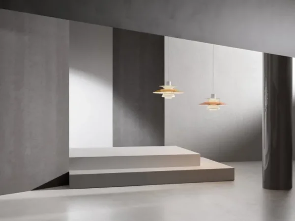 Louis Poulsen PH 5 pendellampa, koppar