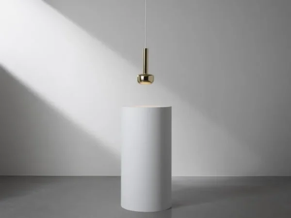 Louis Poulsen VL 56 pendellampa, polerad mässing