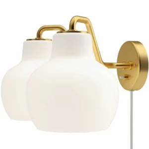 Louis Poulsen VL Ring Crown 2 vägglampa, opalglas