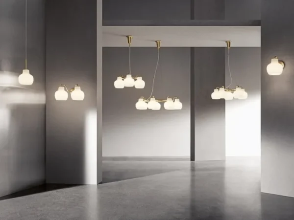 Louis Poulsen VL Ring Crown 7 pendellampa, opalglas