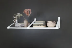 Lundia Classic vägg hylla, 2 st, vit