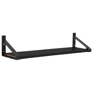 Lundia Classic vägghylla, 100 x 30 cm, svart