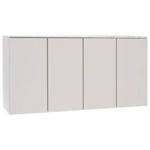 Lundia Fuuga sidobord, 128 cm, väggmontering, cashmere - Terrazzo