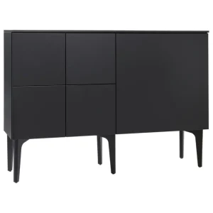 Lundia Fuuga sidobord, 128 cm, svart