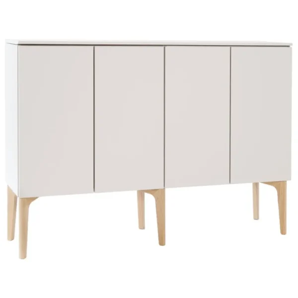 Lundia Fuuga sidobord, 128 cm, cashmere - ek