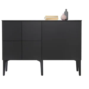 Lundia Fuuga sidobord, 128 cm, svart