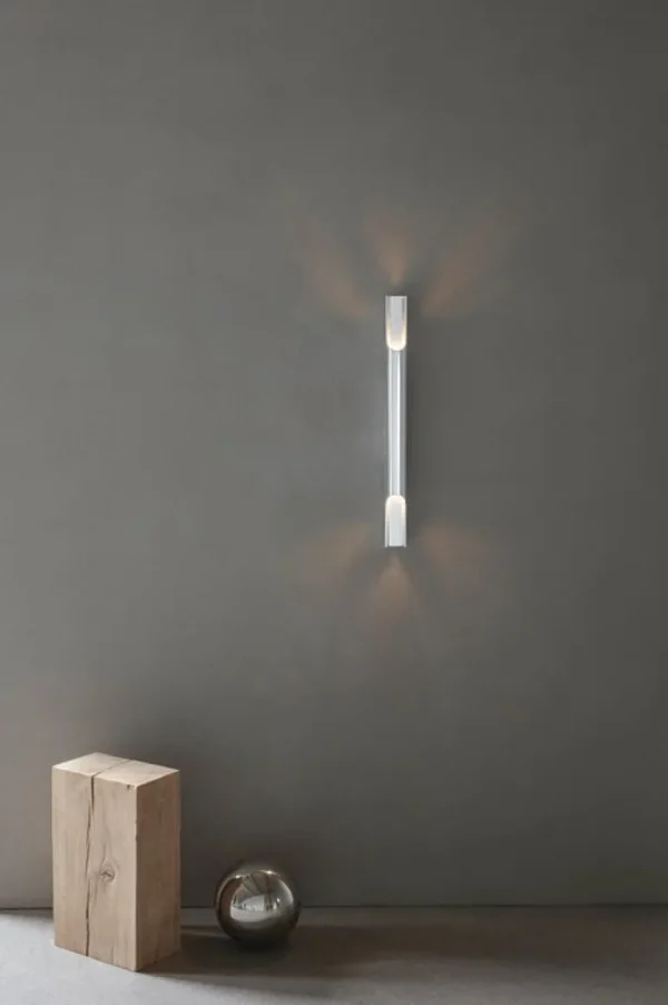 LYFA Pan vägglampa, 50 mm, aluminium