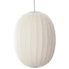Made By Hand Knit-Wit pendellampa, 65 cm, pärlvit