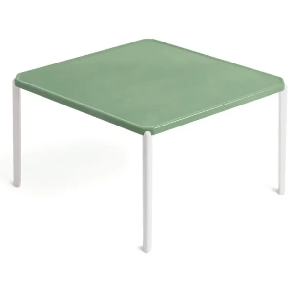 Magis Tambour lågt bord, 73 cm, vit - grön