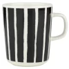 Marimekko Oiva - Piccolo mugg, 2,5 dl, vit - svart