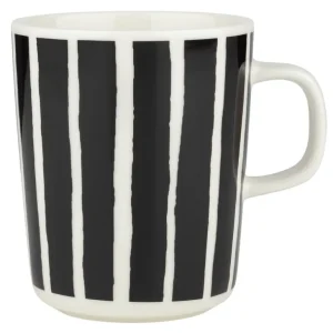 Marimekko Oiva - Piccolo mugg, 2,5 dl, vit - svart