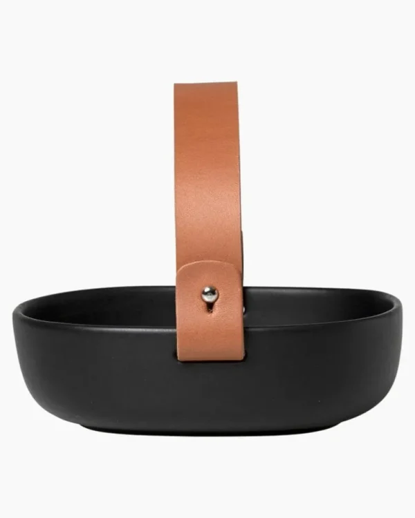 Marimekko Oiva - Pikku Koppa serveringsfat, svart