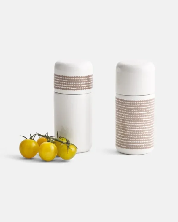 Marimekko Oiva - Siirtolapuutarha kryddkvarn, lera - vit