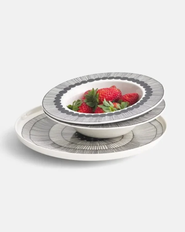 Marimekko Oiva - Siirtolapuutarha djup tallrik, 20 cm