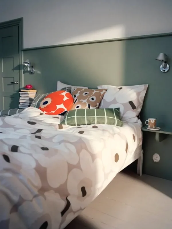Marimekko Oiva - Unikko mugg, 2,5 dl, vit - beige