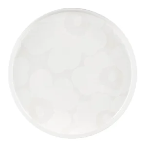 Marimekko Oiva - Unikko tallrik, 20 cm, naturvit - vit
