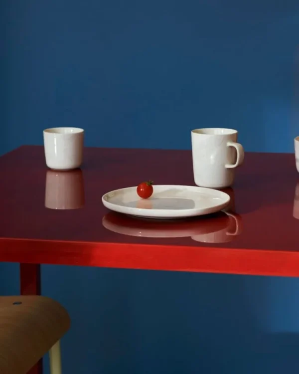 Marimekko Oiva - Unikko tallrik, 20 cm, naturvit - vit