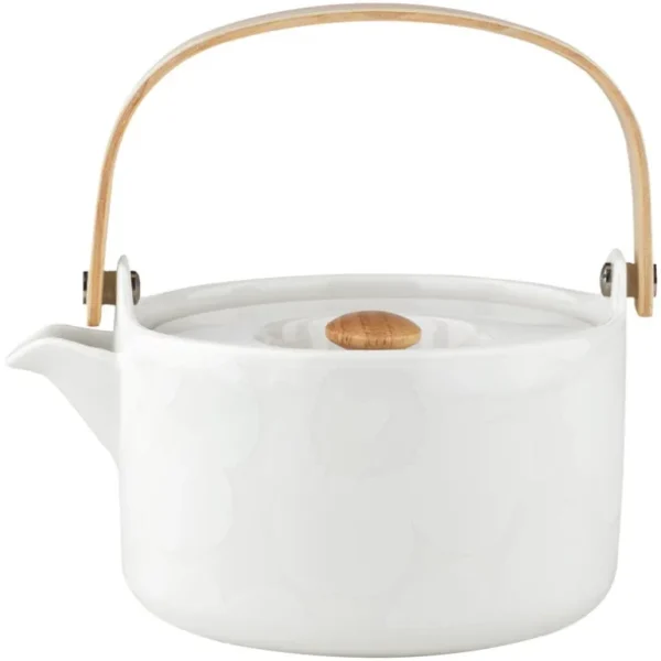 Marimekko Oiva - Unikko tekanna, 0,7 l, natur -