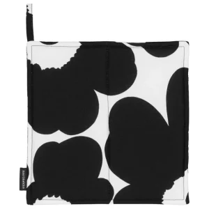 Marimekko Pieni Unikko grytlapp, svart - vit