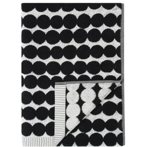 Marimekko Räsymatto badlakan, svart - vitt
