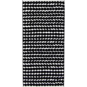 Marimekko Räsymatto badlakan, svart - vitt