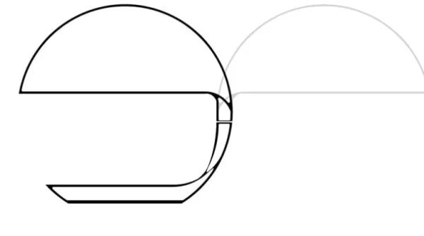 Martinelli Luce Cobra bordslampa, vit
